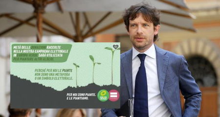 Civati annuncia: «Europa Verde dividerà i finanziamenti a metà tra elezioni e alberi» article-post