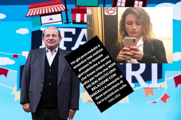 Magalli dice di aver lasciato la sua ragazza di 22 anni, ma lei attacca: «Mai avuta una relazione con lui»