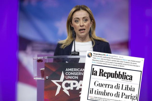 Giorgia Meloni continua ad attaccare la Francia, ma anche lei votò per l’intervento in Libia