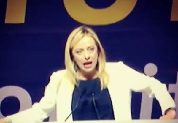 Giorgia Meloni e la capitale d’Italia pronunciata come «Questa è Sparta» | VIDEO
