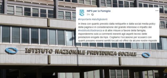 L’Inps si scusa per le risposte ai commenti sulla sua pagina Facebook article-post