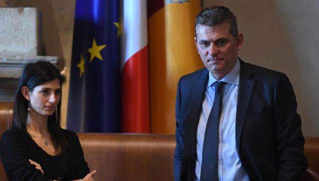 Lorenzo Bagnacani e Virginia Raggi