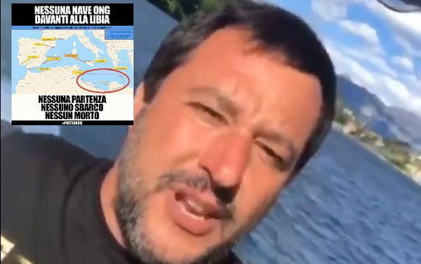 Salvini pubblica una mappa per annunciare «nessuno sbarco», ma a Policoro arrivano 55 migranti 