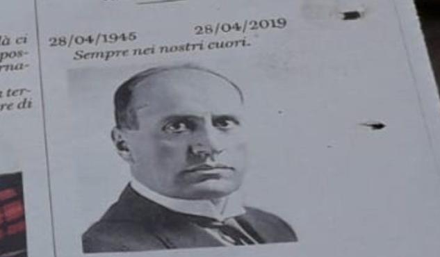 Anche quest’anno il Giornale di Vicenza pubblica il necrologio di Mussolini article-post