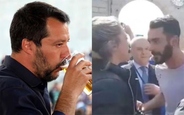 Secondo Salvini il suo fan che ha insultato la poliziotta a Verona è solo un «maleducato»