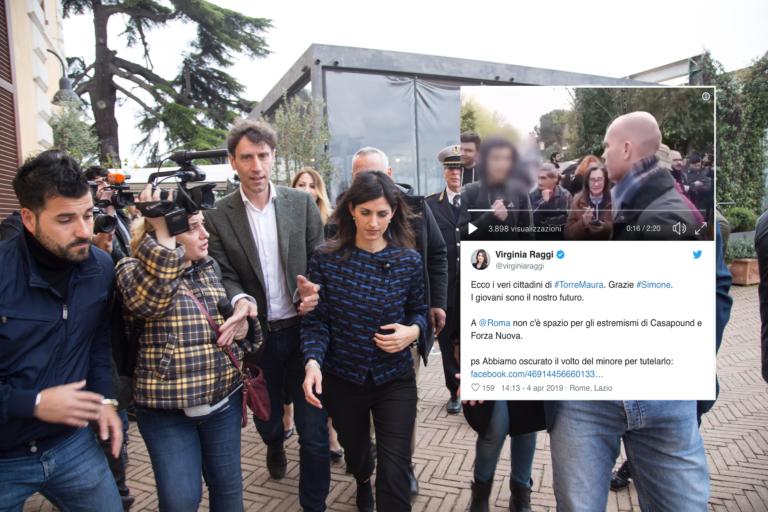 Virginia Raggi ha ringraziato Simone di Torre Maura (che ha fatto quello che lei non è riuscita a fare)