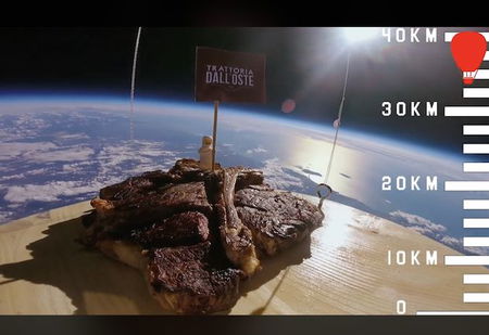 La storia della bistecca lanciata nello spazio article-post