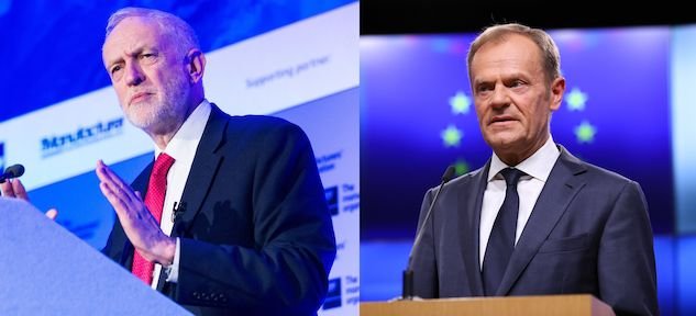 Brexit: Tusk sembra sostenere un secondo referendum, Corbyn non si sa