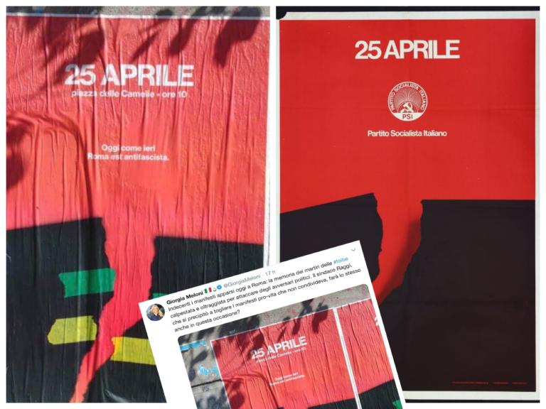 La bufala del manifesto per il 25 aprile che mette nelle foibe Lega e M5S