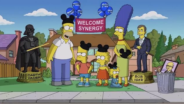 Disney+ si prende i Simpson e la foto del presidente della Fox finisce nel cassonetto