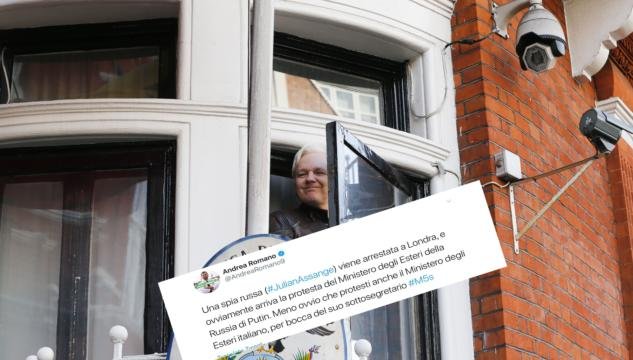 Il tweet su Assange di Andrea Romano del Pd viene criticato