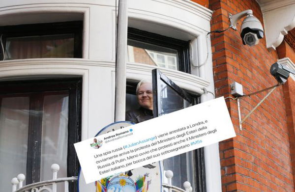 Le polemiche per il tweet di Andrea Romano su Julian Assange