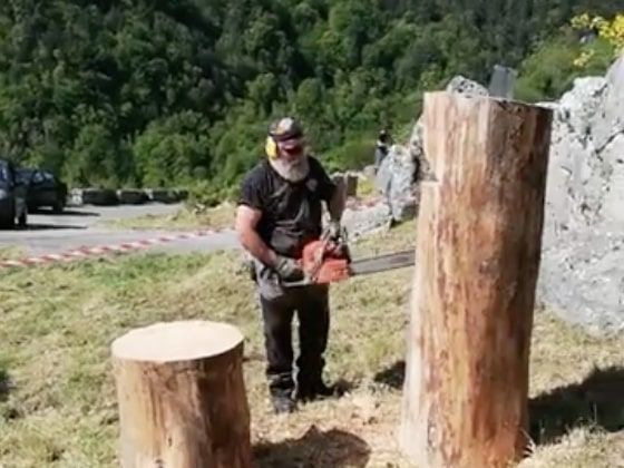 Barba Brisiu a Paterno capitale per un giorno: «Faccio rivivere il legno, in stretta armonia con l’acqua»