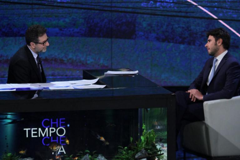 La frattura di oggi nel governo è Fabio Fazio: ora Di Battista lo difende