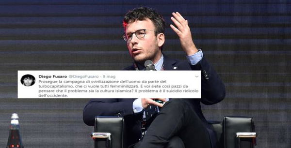 Per Diego Fusaro l’uomo che cambia il pannolino al figlio è «il suicidio dell’Occidente»