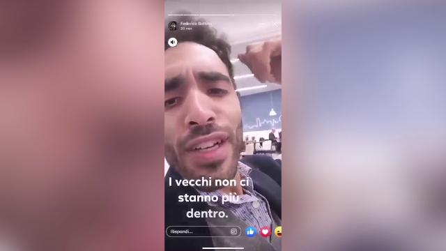 Il social media manager del Pd si sfoga: «L’avevo detto che il Chiampa era vecchio» | VIDEO