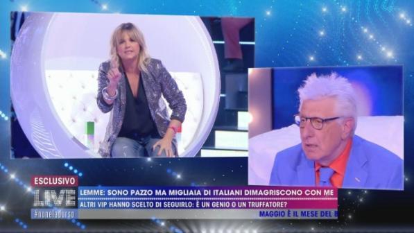 Lemme attacca Francesca Barra sul peso, lei: «Non si permetta, sono incinta»