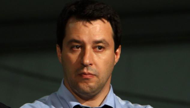 Matteo Salvini, 1998. Foto da Il sole dele Alpi