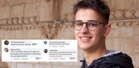 Il caso degli insulti al 19enne sindaco di Fratelli d’Italia article-post