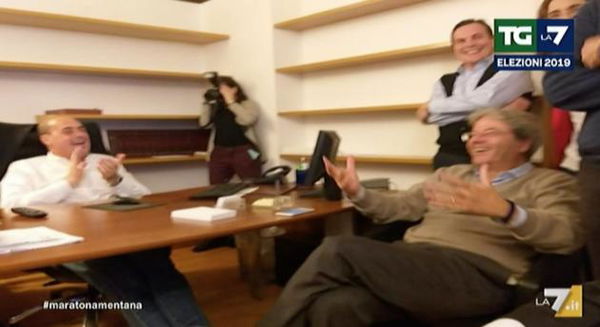 La reazione di Zingaretti e Gentiloni dopo i primi exit poll