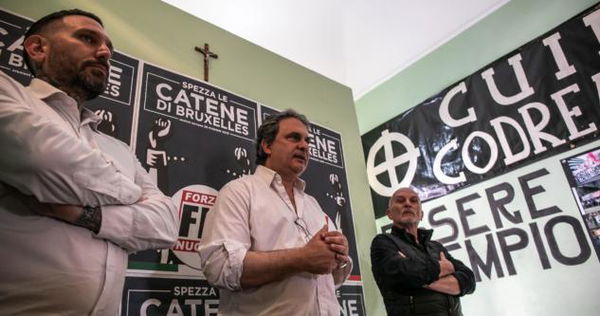 Roberto Fiore portato in Questura e Forza Nuova emana un comunicato in cui fa apologia di fascismo