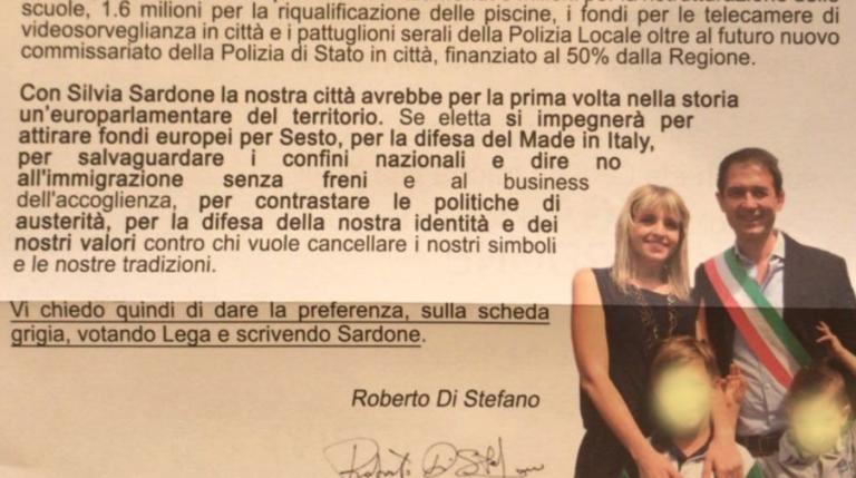 Sesto San Giovanni, il sindaco (di Forza Italia) chiede agli elettori di votare la moglie (della Lega)
