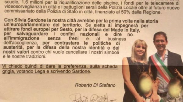 Sesto San Giovanni, il sindaco (di Forza Italia) chiede agli elettori di votare la moglie (della Lega)