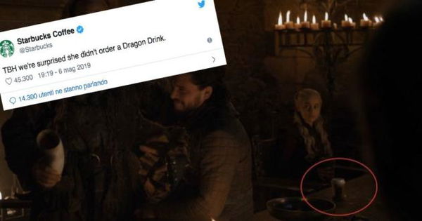 Come il mondo sta reagendo al caffè di Starbucks comparso in una scena di Game Of Thrones