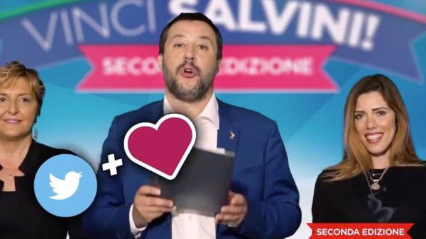 Dopo le sconfitte con la Boldrini, il ministro ha esteso il VinciSalvini anche su Twitter