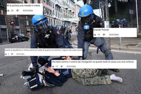 I bruttissimi commenti alle violenze di Genova article-post