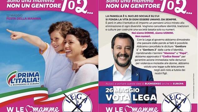 Matteo Salvini e la Festa della mamma: «Auguri ma non alle geretrici 1 e 2»