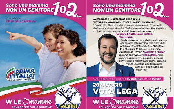 Matteo Salvini e la Festa della mamma: «Auguri ma non alle genetrici 1 e 2»
