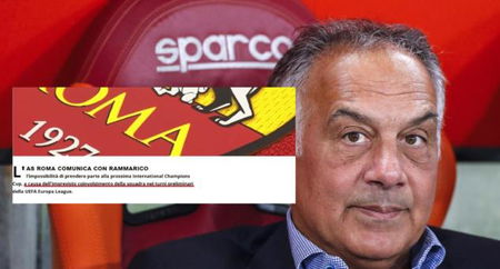 La Roma scrive che la partecipazione ai preliminari di Europa League è stata un ‘imprevisto’ article-post