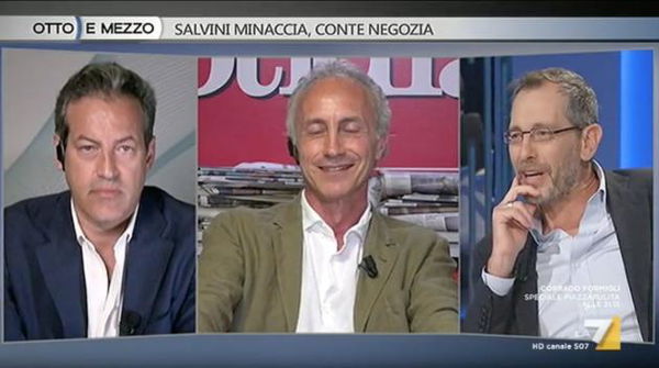 Formigli: «Dare il commissario al Bilancio all’Italia è come dare Dracula all’Avis»
