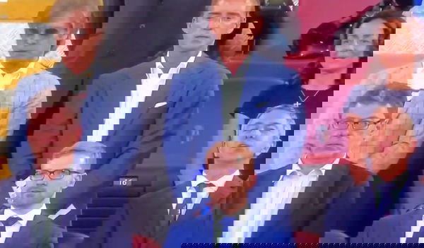 Qualcuno ha notato che Giorgetti non ha cantato l’inno di Mameli