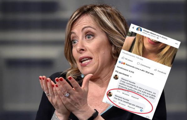 Il commento sessista contro Giorgia Meloni da parte del consigliere PD