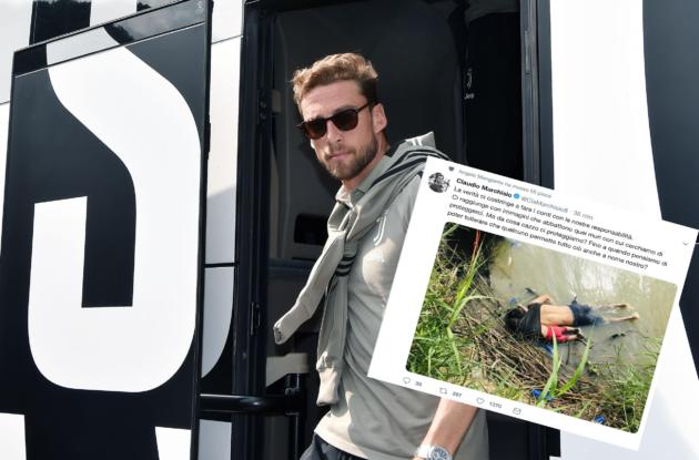 Il commento di Marchisio alla foto del Rio Grande: «Da cosa ca**o ci proteggiamo?» article-post