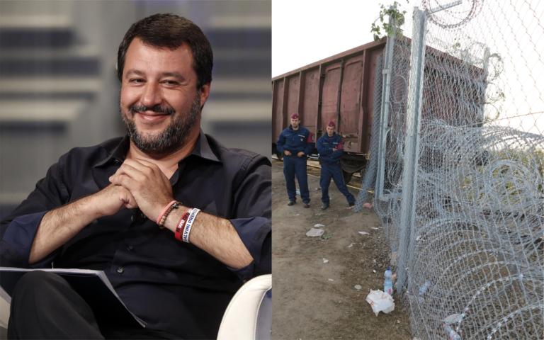 Matteo Salvini vuole innalzare un muro (stile Orban) tra Italia e Slovenia