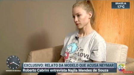 Najila Trindade Mendes accusa Neymar in tv: «Volevo fare l’amore con lui, ma poi è diventato violento» article-post