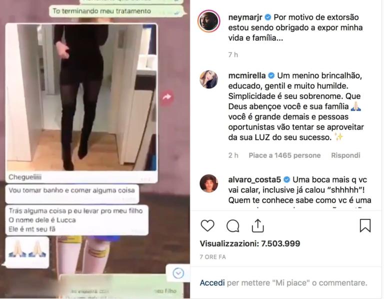 Quanto sta costando a Neymar la storia dello stupro, della diffusione delle immagini hot e tutto il resto