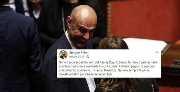 Il leghista Pillon ha detto di aver messo «una sentinella in ogni scuola» per fermare l’ideologia gender