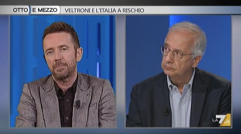 Veltroni a Otto e Mezzo: «Si figuri se Virginia Raggi mi ha chiesto consigli»