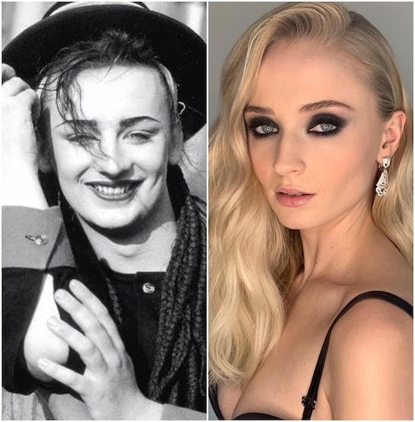 Sophie Turner volto di Boy George nel biopic: «Ci sto alla grande»