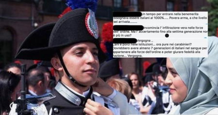 Gli insulti contro il ragazzo musulmano che è diventato Carabiniere article-post