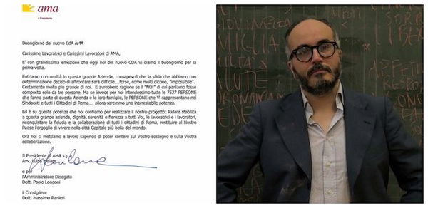 Christian Raimo contro il comunicato Ama: «Sembra scritto da un bambino di 8 anni»