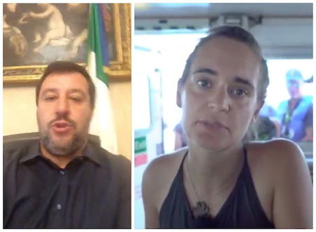 «Fanfarona», «faccia da c***»: I commenti contro Carola Rackete sotto al post di Matteo Salvini article-post
