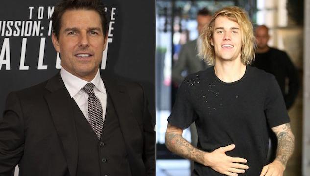 justin bieber ha sfidato tom cruise