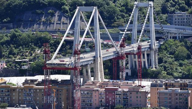 ponte Morandi demolizioni
