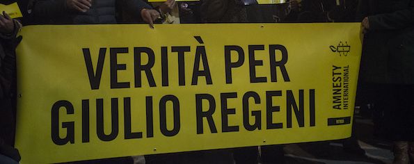 Anche a Sassuolo è stato tolto lo striscione per Giulio Regeni perché «impolverato»