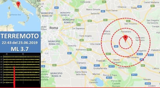 Roma, terremoto di 3.7 distintamente avvertito: epicentro a Colonna article-post